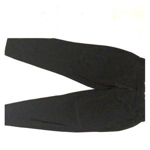 Size 12 Lululemon Black Woven On the Fly Pant